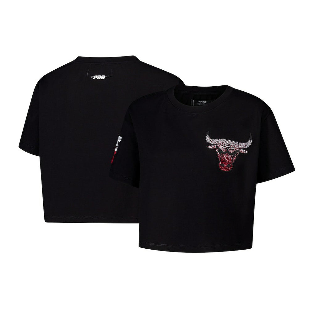 NBA Chicago Bulls Pro Standard Women's Jewels Boxy Cropped T-Shirt sale
