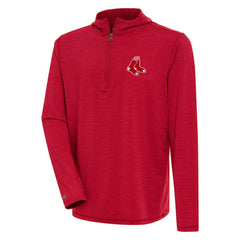 MLB Boston Red Sox Antigua Tidy Quarter-Zip Hoodie