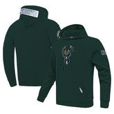 NBA Milwaukee Bucks Pro Standard Split Logo Pullover Hoodie