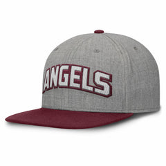 MLB Los Angeles Angels Fanatics Elements Felt Chainstitch Snapback Hat