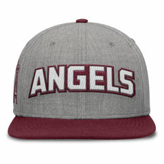 MLB Los Angeles Angels Fanatics Elements Felt Chainstitch Snapback Hat