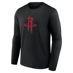 NBA Houston Rockets Primary Logo Long Sleeve T-Shirt