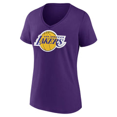 NBA Los Angeles Lakers Women's Primary Logo V-Neck T-Shirt