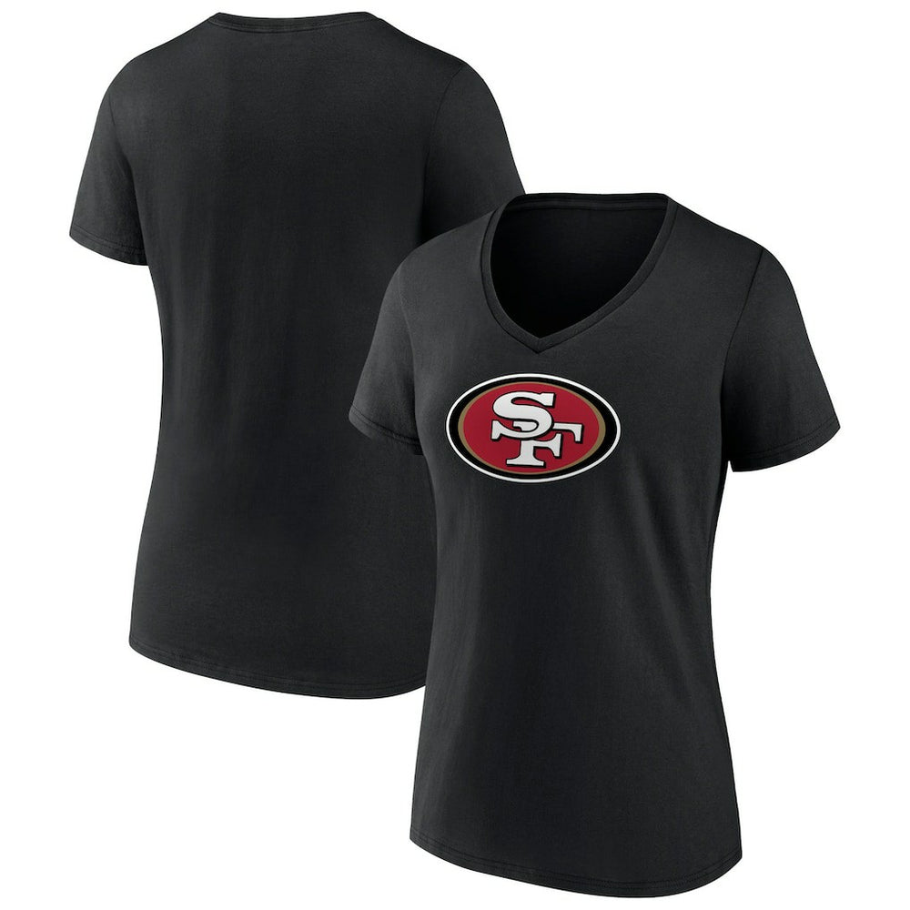 Women's Primary Logo V-Neck T-Shirt - San Francisco 49ers