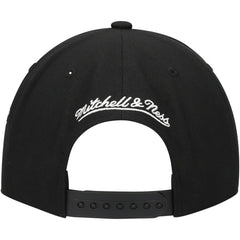 NHL Black Tampa Bay Lightning Mitchell & Ness Core Team Script 2.0 Snapback Hat