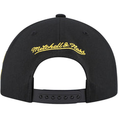 NHL Black Calgary Flames Mitchell & Ness Core Team Script 2.0 Snapback Hat