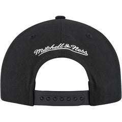 NHL Black Detroit Red Wings Mitchell & Ness Core Team Script 2.0 Snapback Hat