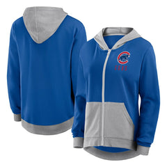 MLB Chicago Cubs Fanatics Women's Hit It French Terry Full-Zip Hoodie