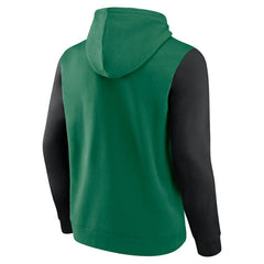 NHL Kelly Green Dallas Stars Logo Athletic Deliver Fleece Pullover Hoodie