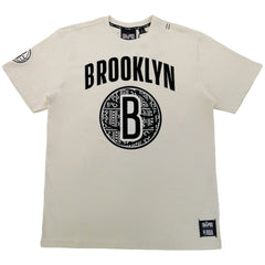 NBA Brooklyn Nets NBA x Two Hype Unisex Culture & Hoops T-Shirt - Cream for sale
