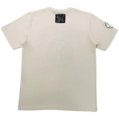 NBA Brooklyn Nets NBA x Two Hype Unisex Culture & Hoops T-Shirt - Cream for sale