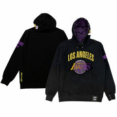 NBA Los Angeles Lakers NBA x Two Hype Unisex Culture & Hoops Heavyweight Pullover Hoodie - Black discount