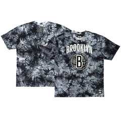 NBA Brooklyn Nets NBA x Two Hype Unisex Culture & Hoops Tie-Dye T-Shirt - Black for sale
