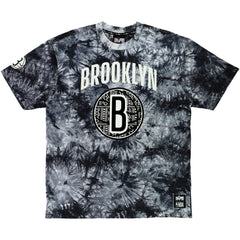 NBA Brooklyn Nets NBA x Two Hype Unisex Culture & Hoops Tie-Dye T-Shirt - Black for sale