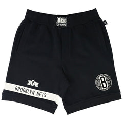 NBA Brooklyn Nets NBA x Two Hype Unisex Culture & Hoops Premium Classic Fleece Shorts - Black sale