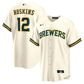 MLB Rhys Hoskins Milwaukee Brewers Nike Home Replica Player Jersey