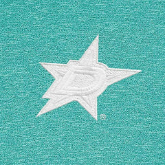 NHL Heather Aqua Dallas Stars Antigua White Logo Hunk Quarter-Zip Pullover