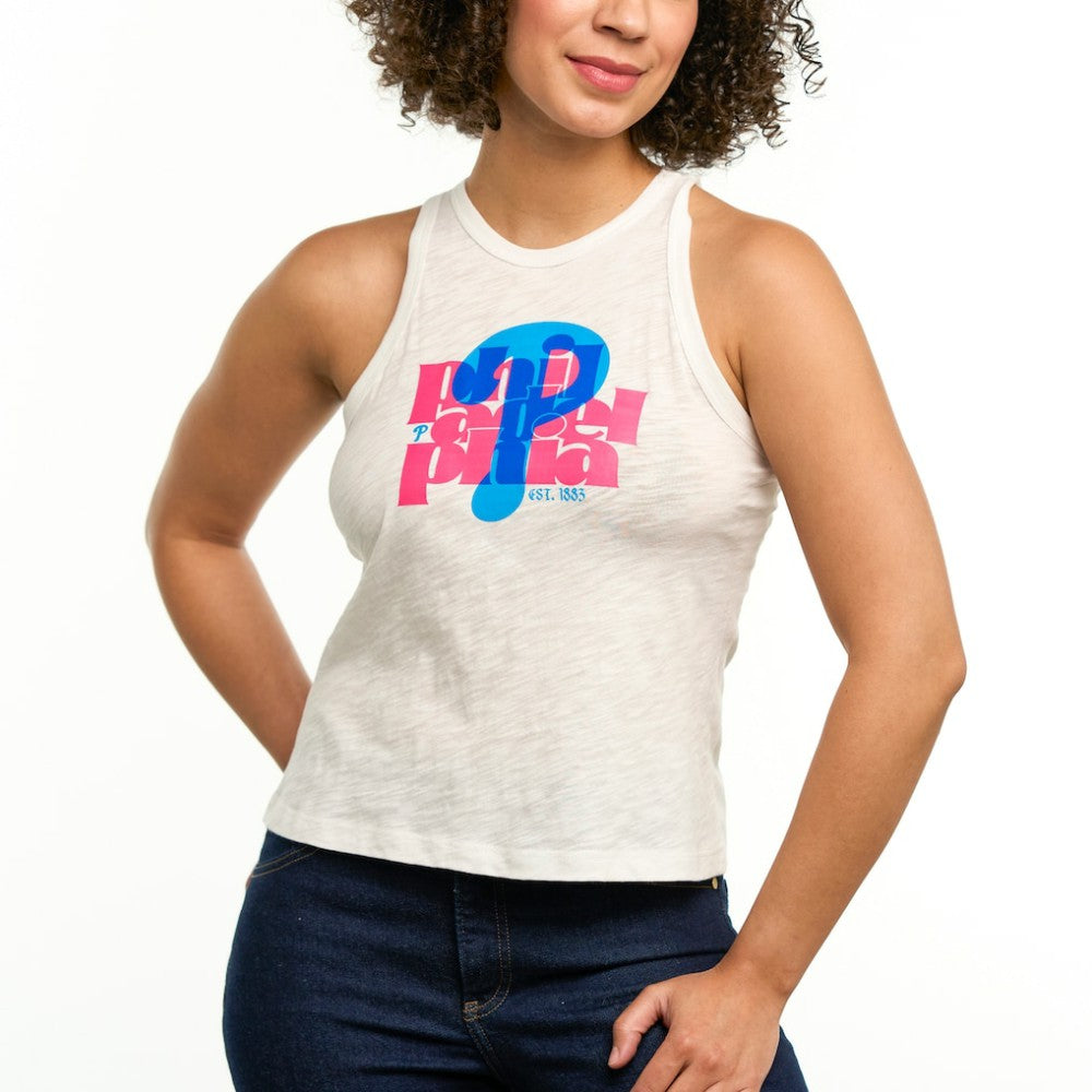 MLB Philadelphia Phillies Lusso Women's Lourdes Tank Top