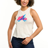 MLB Atlanta Braves Lusso Women's Lourdes Tank Top