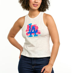 MLB Los Angeles Dodgers Lusso Women's Lourdes Tank Top