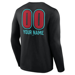MLB Arizona Diamondbacks Personalized Name & Number Fastball Long Sleeve T-Shirt