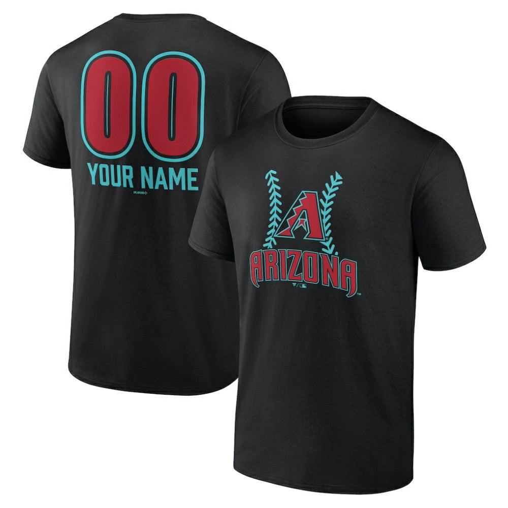 MLB Arizona Diamondbacks Personalized Name & Number Fastball T-Shirt