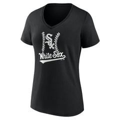 MLB Chicago White Sox Women's Personalized Name & Number Fastball V-Neck T-Shirt