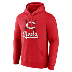 MLB Cincinnati Reds Personalized Name & Number Fastball Pullover Hoodie