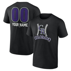 MLB Colorado Rockies Personalized Name & Number Fastball T-Shirt