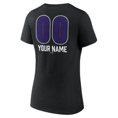 MLB Colorado Rockies Women's Personalized Name & Number Fastball V-Neck T-Shirt