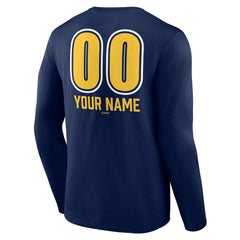 MLB Milwaukee Brewers Personalized Name & Number Fastball Long Sleeve T-Shirt