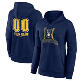 MLB Milwaukee Brewers Women's Personalized Name & Number Fastball Pullover Hoodie