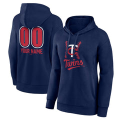 MLB Minnesota Twins Women's Personalized Name & Number Fastball Pullover Hoodie