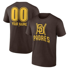 MLB San Diego Padres Personalized Name & Number Fastball T-Shirt