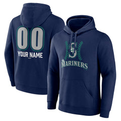 MLB Seattle Mariners Personalized Name & Number Fastball Pullover Hoodie