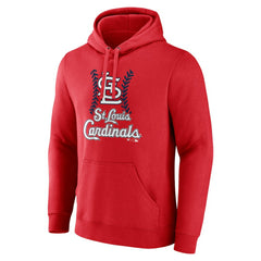 MLB St. Louis Cardinals Personalized Name & Number Fastball Pullover Hoodie