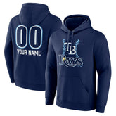 MLB Tampa Bay Rays Personalized Name & Number Fastball Pullover Hoodie