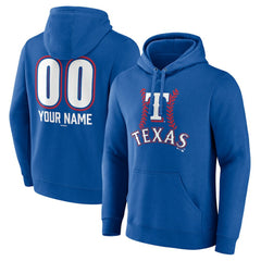 MLB Texas Rangers Personalized Name & Number Fastball Pullover Hoodie