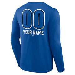 MLB Toronto Blue Jays Personalized Name & Number Fastball Long Sleeve T-Shirt