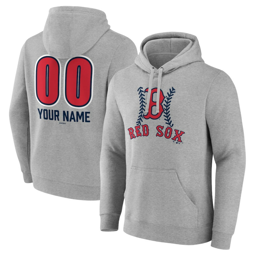 MLB Boston Red Sox Personalized Name & Number Fastball Pullover Hoodie