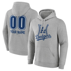 MLB Los Angeles Dodgers Personalized Name & Number Fastball Pullover Hoodie