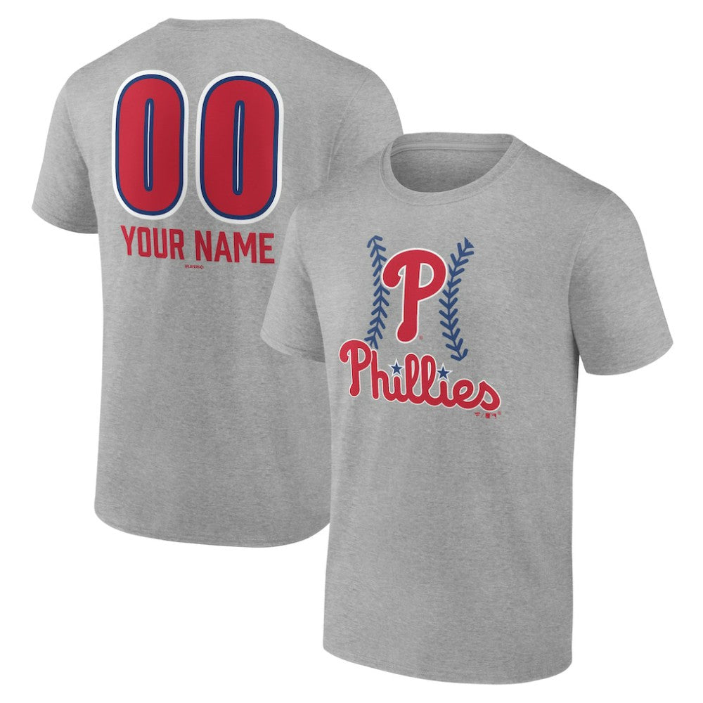MLB Philadelphia Phillies Personalized Name & Number Fastball T-Shirt