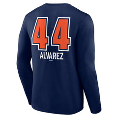 MLB Yordan Alvarez Houston Astros Fastball Player Name & Number Long Sleeve T-Shirt