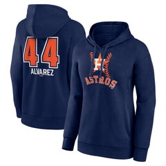 MLB Yordan Alvarez Houston Astros Women's Fastball Player Name & Number Pullover Hoodie