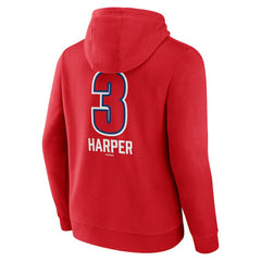 MLB Bryce Harper Philadelphia Phillies Fastball Player Name & Number Pullover Hoodie