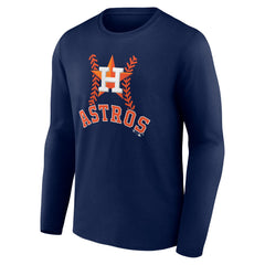 MLB Jose Altuve Houston Astros Fastball Player Name & Number Long Sleeve T-Shirt