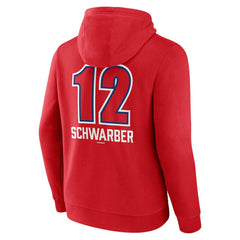 MLB Kyle Schwarber Philadelphia Phillies Fastball Player Name & Number Pullover Hoodie