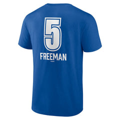 MLB Freddie Freeman Los Angeles Dodgers Fastball Player Name & Number T-Shirt