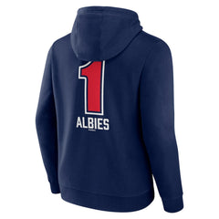 MLB Ozzie Albies Atlanta Braves Fastball Player Name & Number Pullover Hoodie