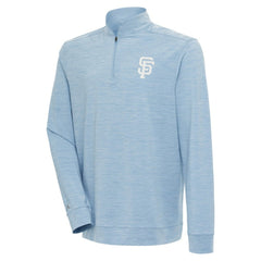 MLB San Francisco Giants Antigua Bright Quarter-Zip Pullover Top